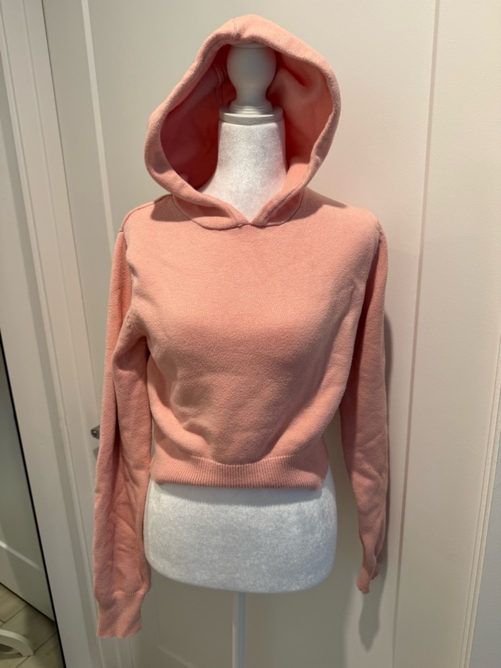 LPA Pink Hooded Knit Top